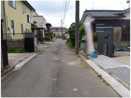 新堀　前面道路