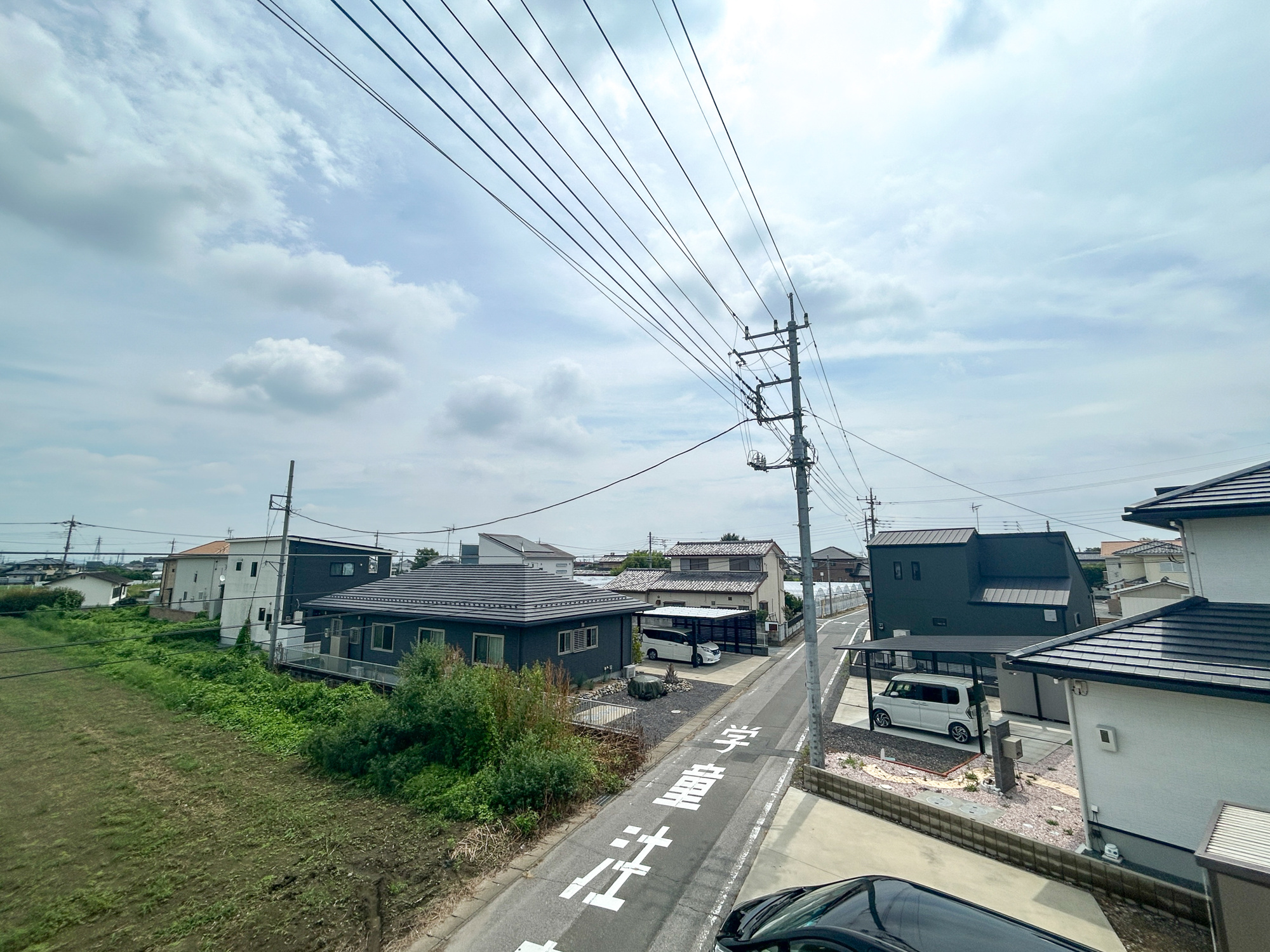 伊勢崎市戸谷塚町　中古住宅の展望|見晴らしの良い眺望は開放感たっぷり♪