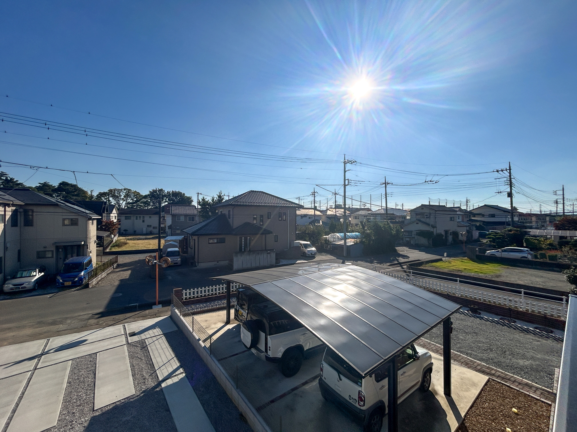 玉村町下新田3期　新築住宅全2棟の展望|見晴らしの良い眺望は開放感たっぷり♪
