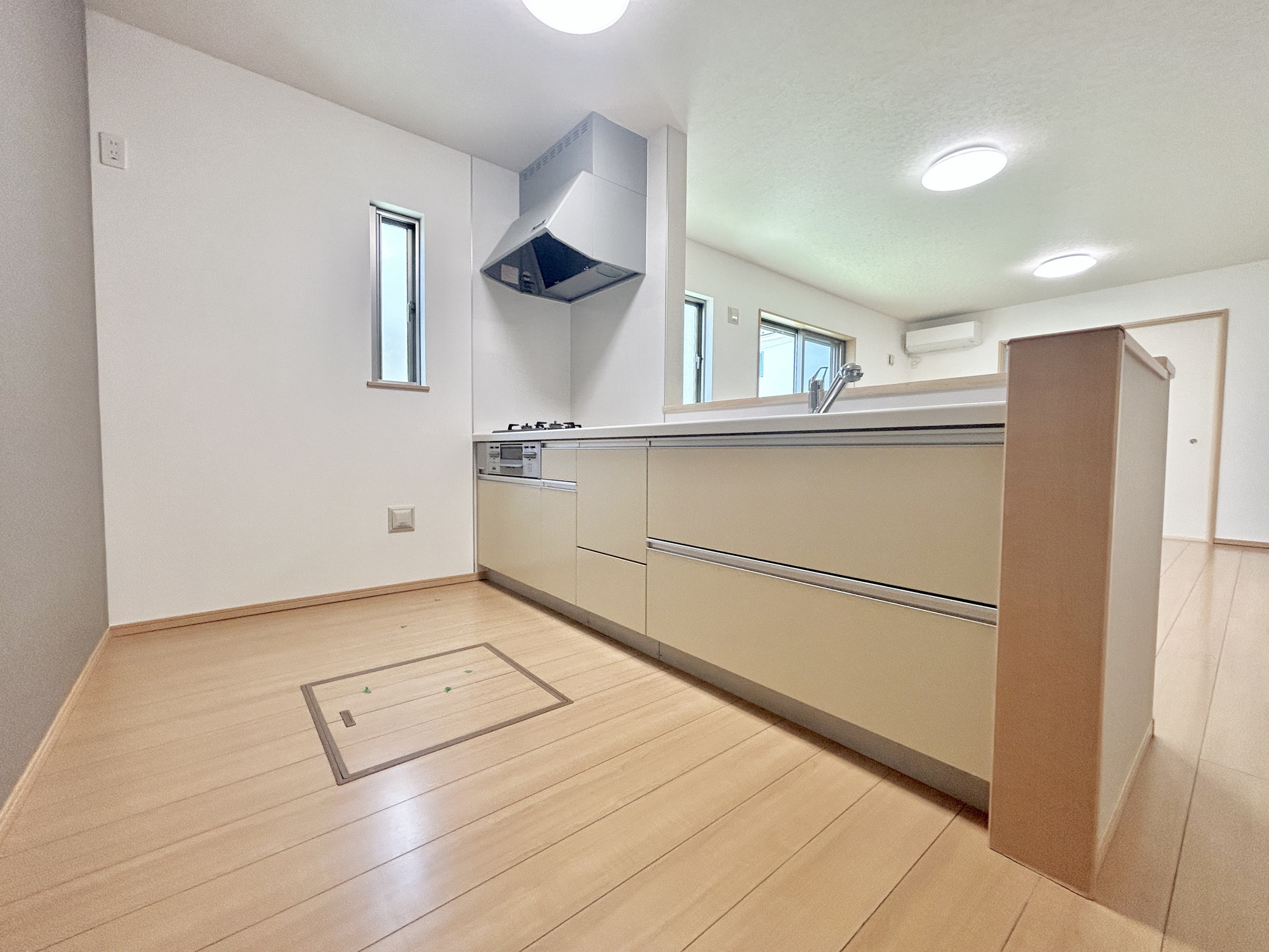 高崎市八千代町3丁目　中古住宅のキッチン|お料理中でも家族との会話が絶えない対面キッチン!!