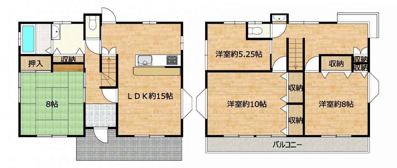 高崎市浜川町　中古住宅の間取り|◇土地71.69坪◇