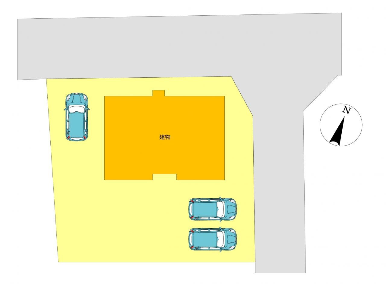 高崎市浜川町　中古住宅の区画図|■建物35.06坪　玄関収納　押入　南面バルコニー■