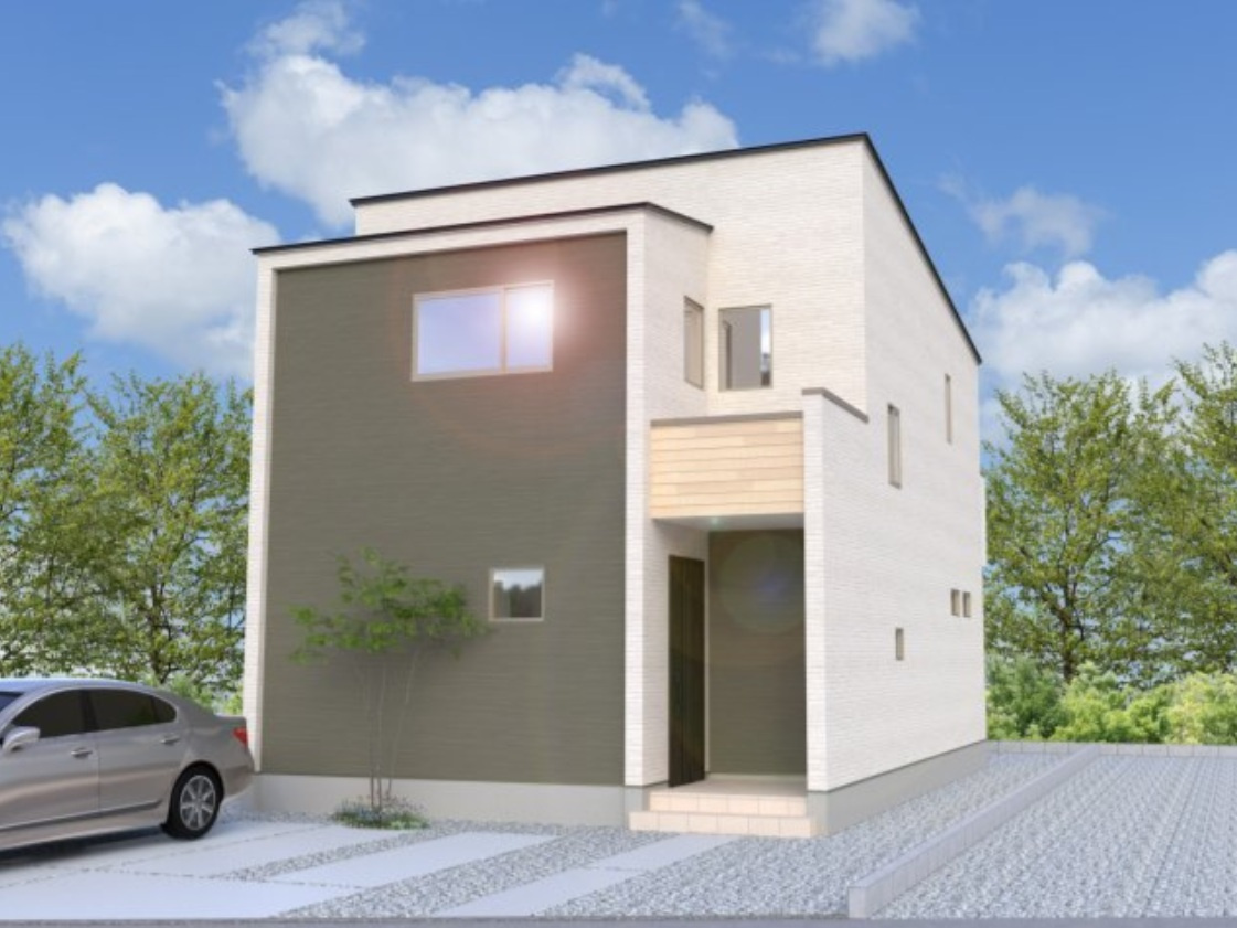 高崎市片岡町第10期　新築住宅全6棟の外観パース|外観イメージ