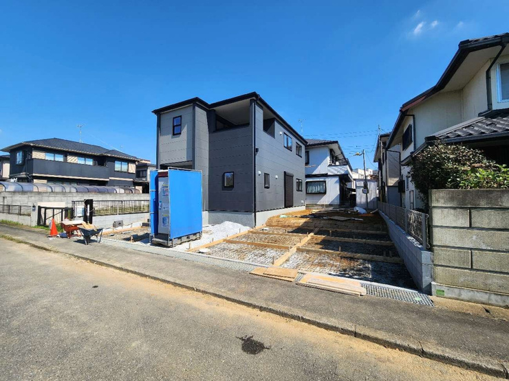 【前面道路含む現地写真】杉戸町杉戸　新築一戸建て　リーブルガーデン
