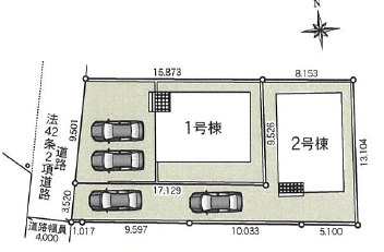 宇都宮市東峰町の新築一戸建の区画図|「初めまして！」が集まる分譲地。たくさんの子供たちが年齢を問わずに、仲良く一緒に成長できるのは分譲地の特徴ですね。