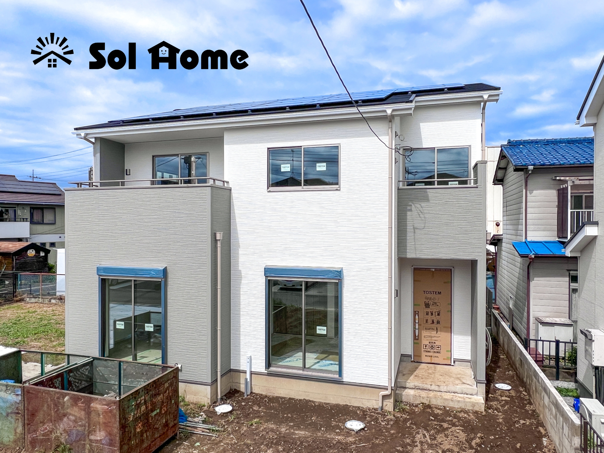 小山市大字神鳥谷の新築一戸建の外観|◆本日のご案内も大歓迎です♪◆ 図面や写真では分からない部分を不動産のプロが丁寧にご説明いたします！！ 年中無休のソルホームはいつでもお問い合わせをお待ちしております♪