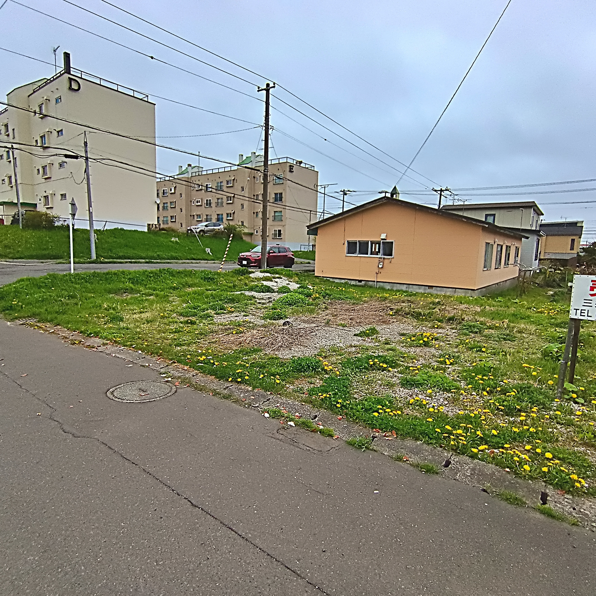 室蘭市高砂町2丁目4-49.50　土地の外観