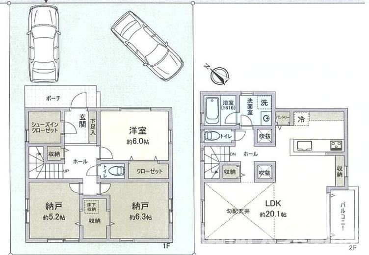 藤沢市片瀬海岸３丁目１５－７戸建ての間取り
