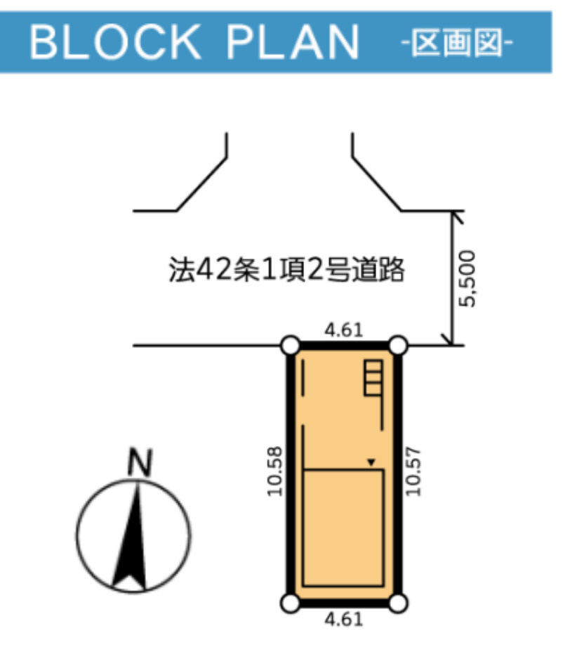 横浜市港北区新吉田東8丁目 中古戸建て【仲介手数料無料】の区画図