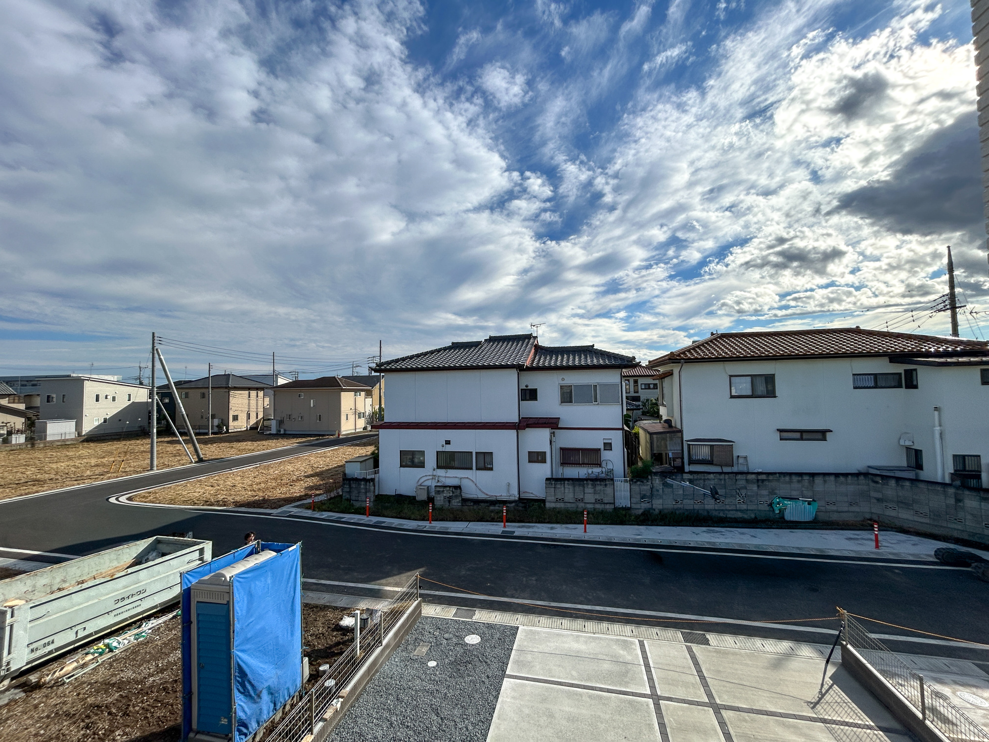 前橋市箱田町8期　新築住宅全3棟の展望|見晴らしの良い眺望は開放感たっぷり♪