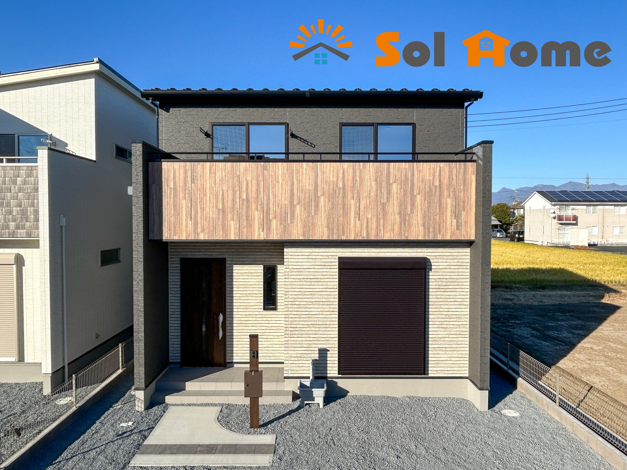 前橋市箱田町8期　新築住宅全3棟の外観|◆本日のご案内も大歓迎です♪◆ 図面や写真では分からない部分を不動産のプロが丁寧にご説明いたします！！ 年中無休のソルホームはいつでもお問い合わせをお待ちしております♪