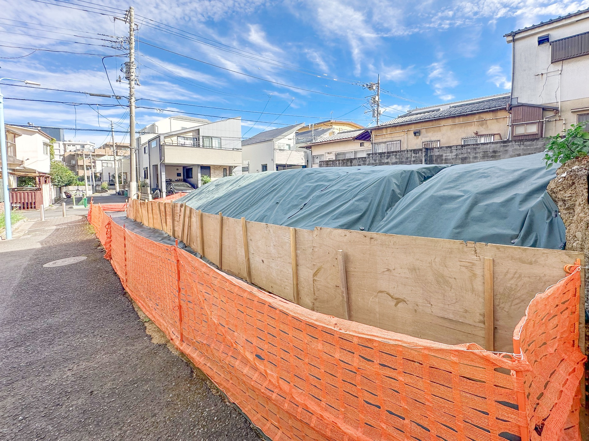 宅地分譲［杉並区和田１丁目］の外観|現地写真（2026年10月撮影）