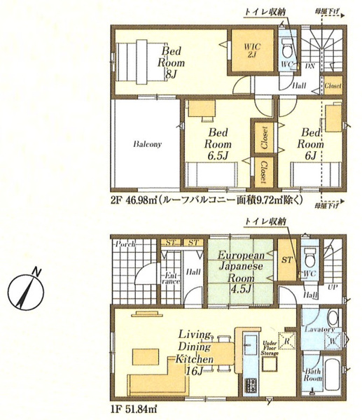 【1号棟　間取図】