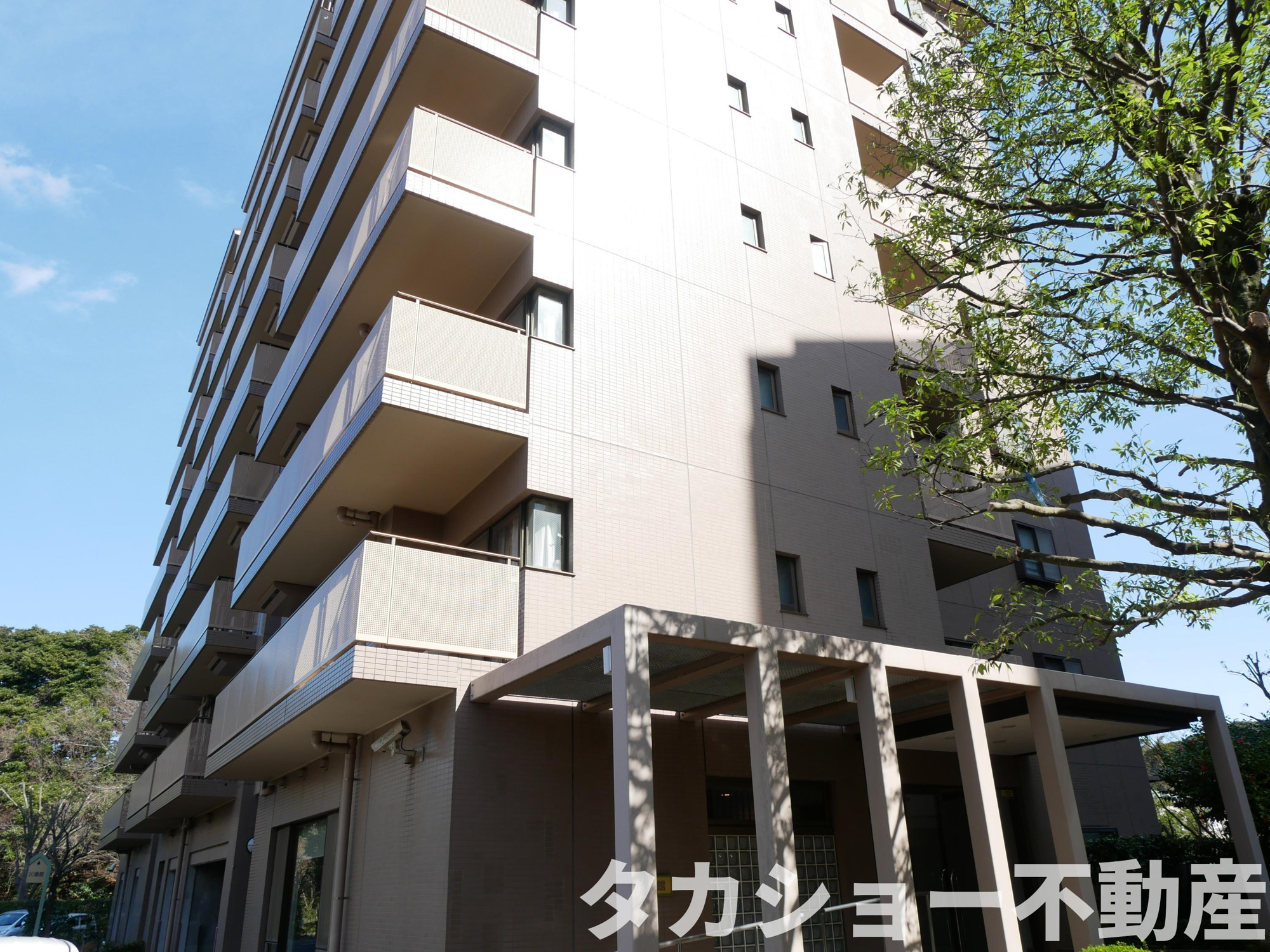 ガーデンプラザ新検見川　10号棟の外観