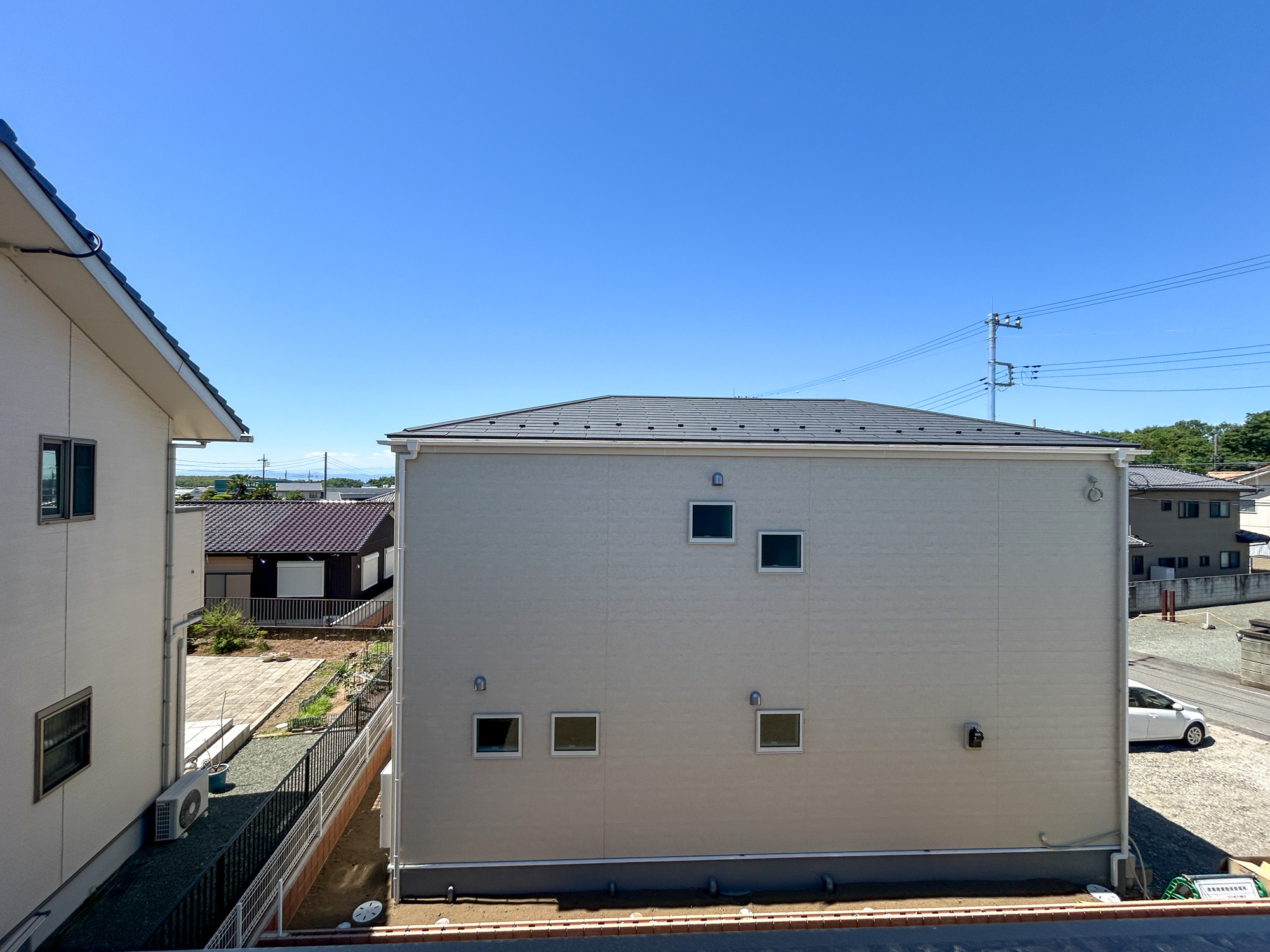 前橋市樋越町第4　新築住宅全6棟の展望|閑静な住宅地で子育て家族にピッタリ。毎日のお散歩も快適な緑に恵まれたエリアで、自然に包まれた穏やかな暮らしを実現するための、ゆとりある住環境が整っています。緑の潤いを感じながらホッと生活できそう。