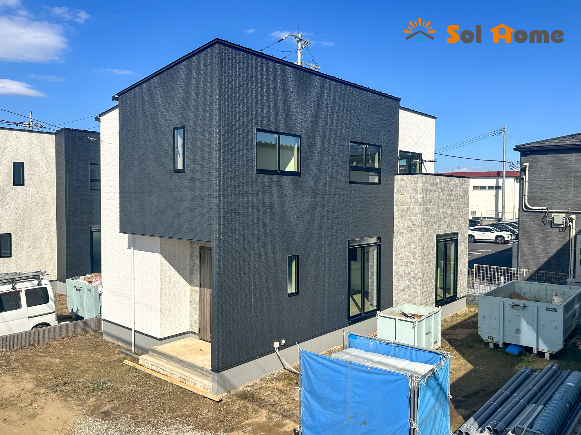 高崎市吉井町吉井第1期　新築住宅全4棟の外観|◆本日のご案内も大歓迎です♪◆ 図面や写真では分からない部分を不動産のプロが丁寧にご説明いたします！！ 年中無休のソルホームはいつでもお問い合わせをお待ちしております♪