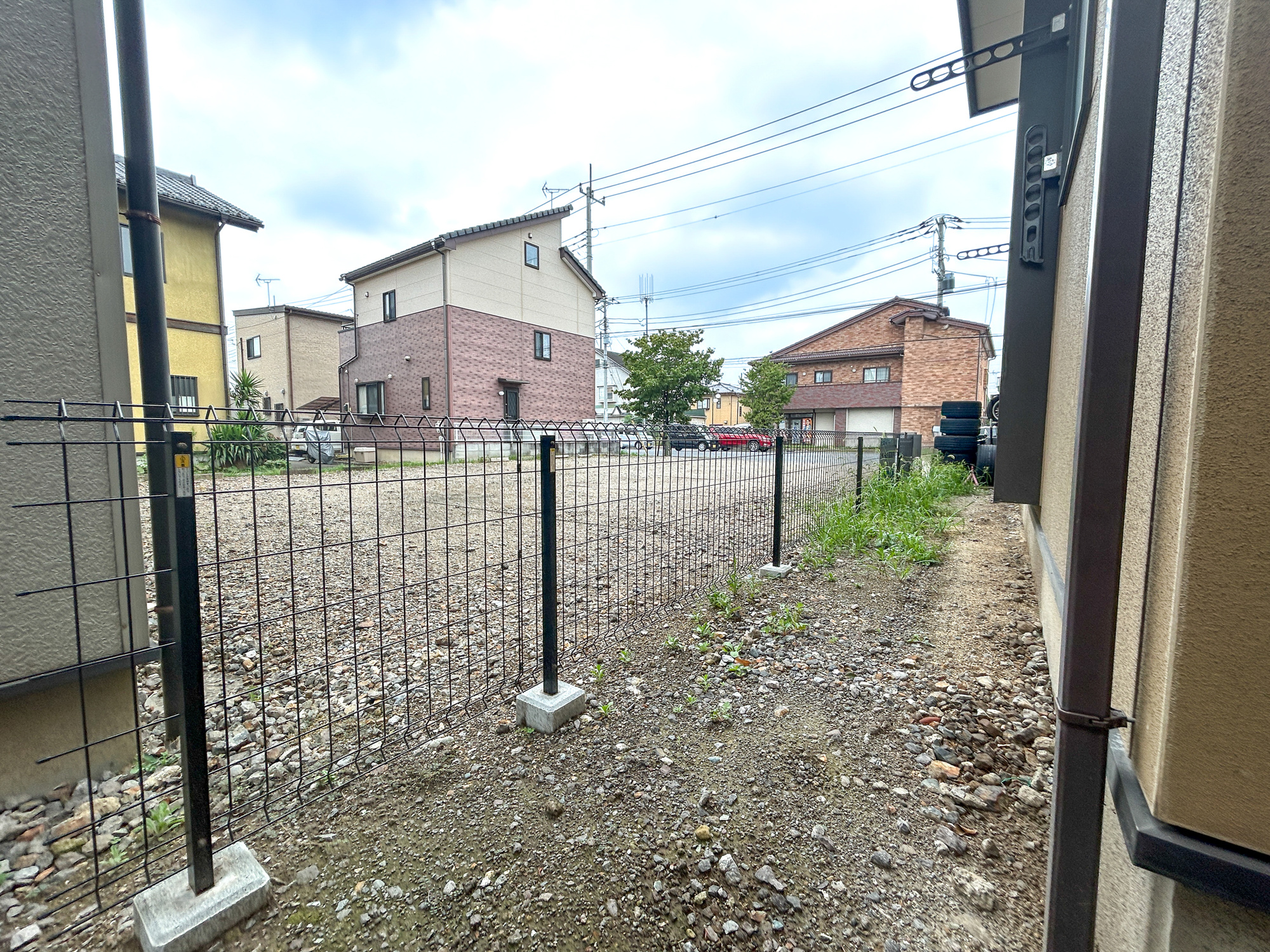前橋六供町1丁目　中古物件の設備|フェンス設置済み