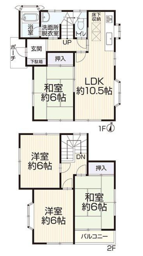 横浜市泉区中田西4丁目 中古戸建【仲介手数料無料】の間取り