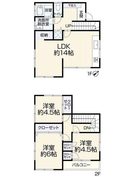 戸建 さいたま市緑区大字中尾の間取り