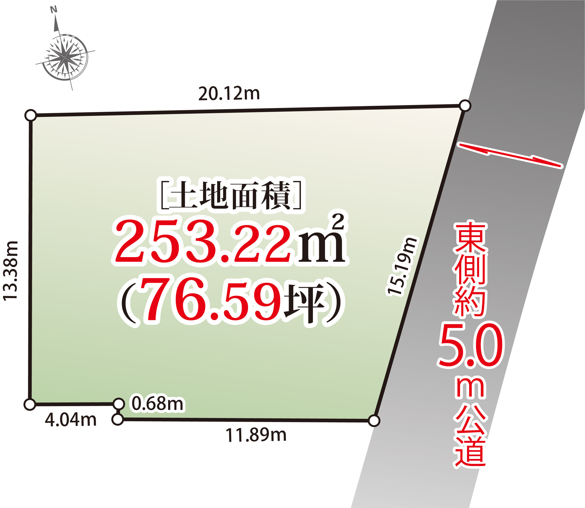 宅地分譲［港区三田１丁目］の区画図