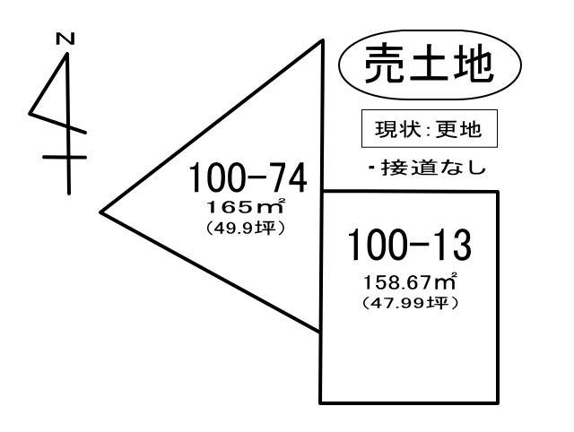 室蘭市宮の森町2丁目100-13　土地の外観