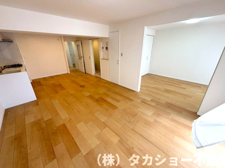 稲毛パークハウス　D棟の居間・リビング