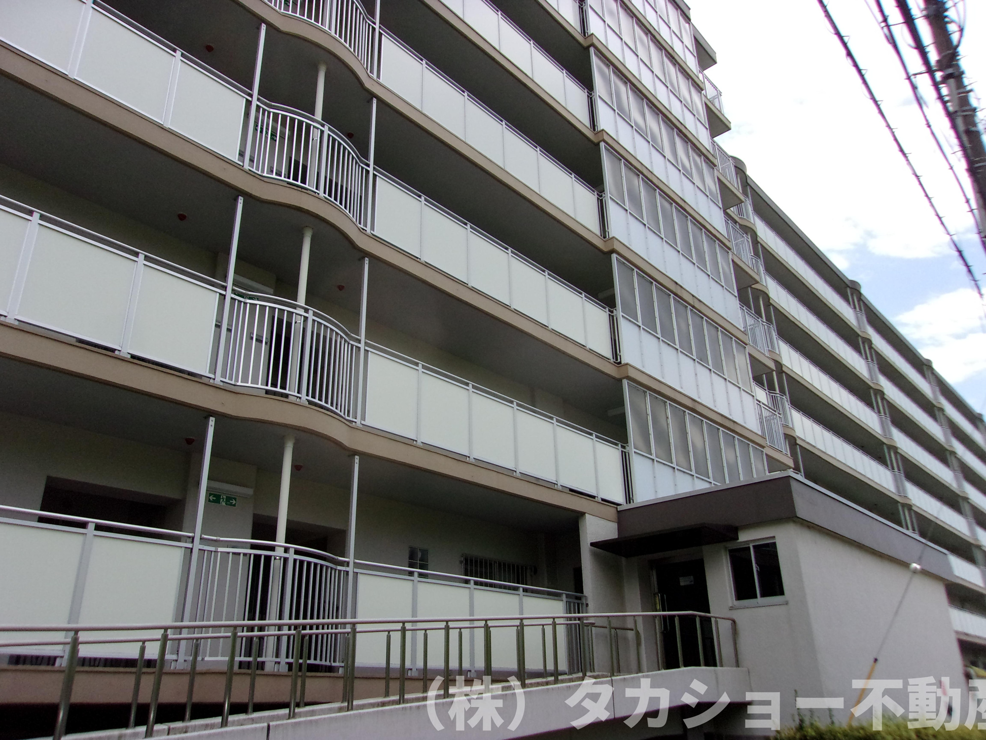 稲毛パークハウス　D棟の外観