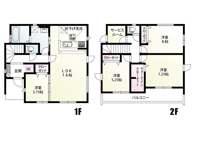 久喜市久喜東4丁目（全13棟）9号棟　間取図