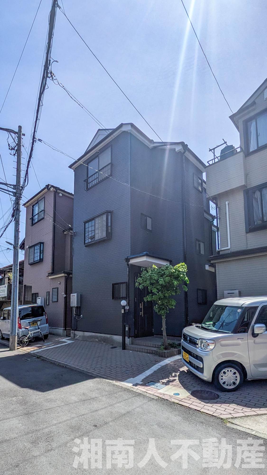 藤沢市羽鳥１丁目戸建の前面道路含む現地写真|前面道路含む現地写真です