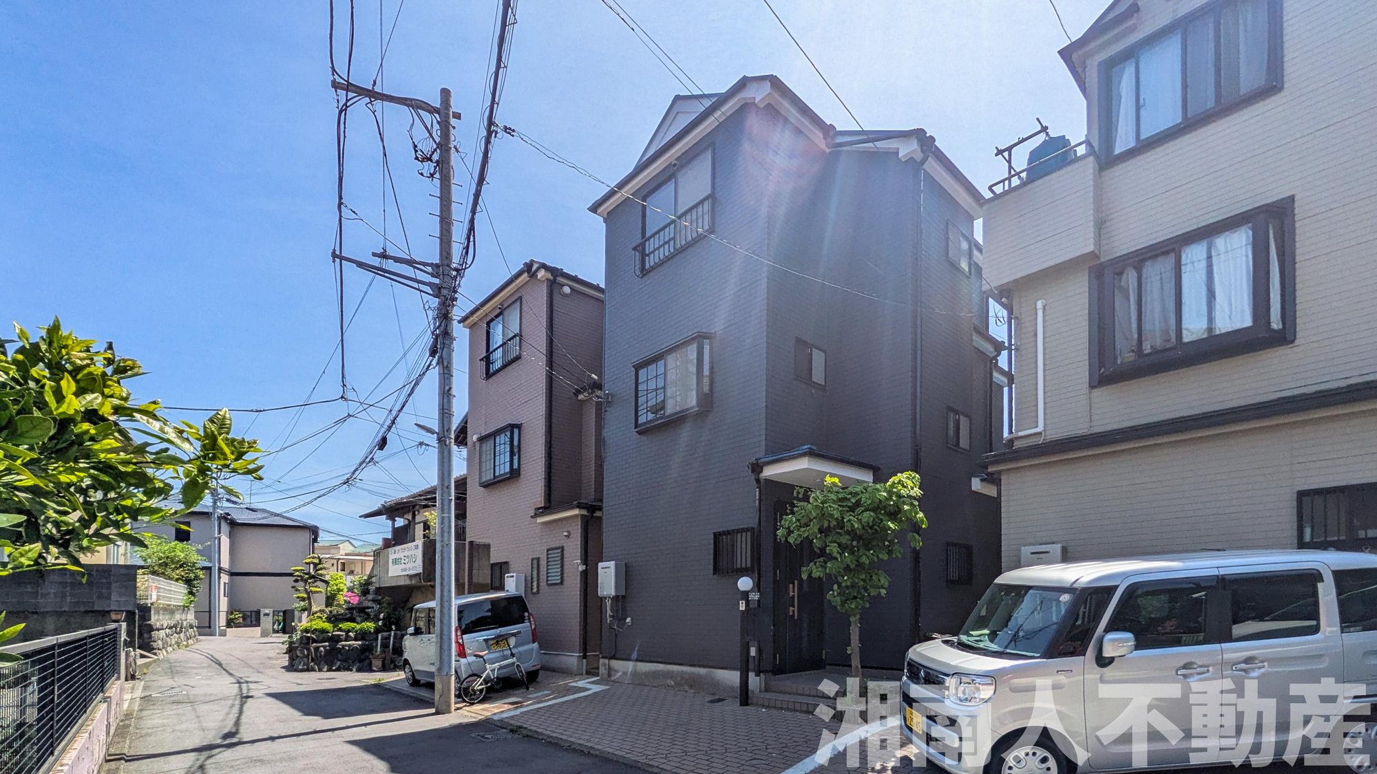 藤沢市羽鳥１丁目戸建の前面道路含む現地写真|前面道路含む現地写真です