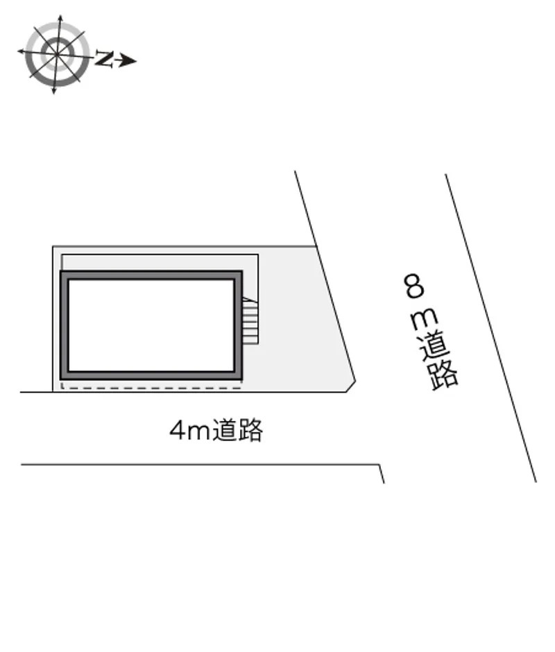 レオパレスランタナの区画図