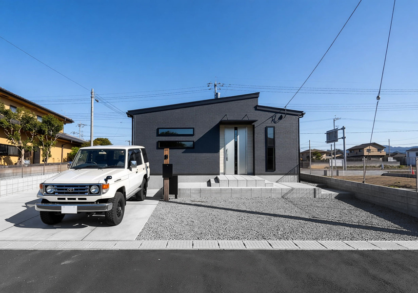 【２号棟：外観イメージ】高崎市引間町「全２区画」２号棟 3LDK+S

