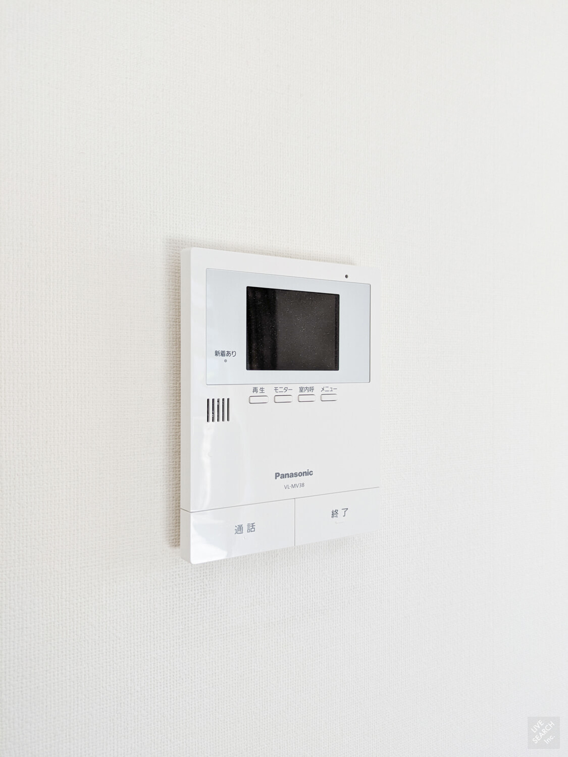 茨木市白川２丁目一戸建の防犯設備|モニター付きインターホンです。