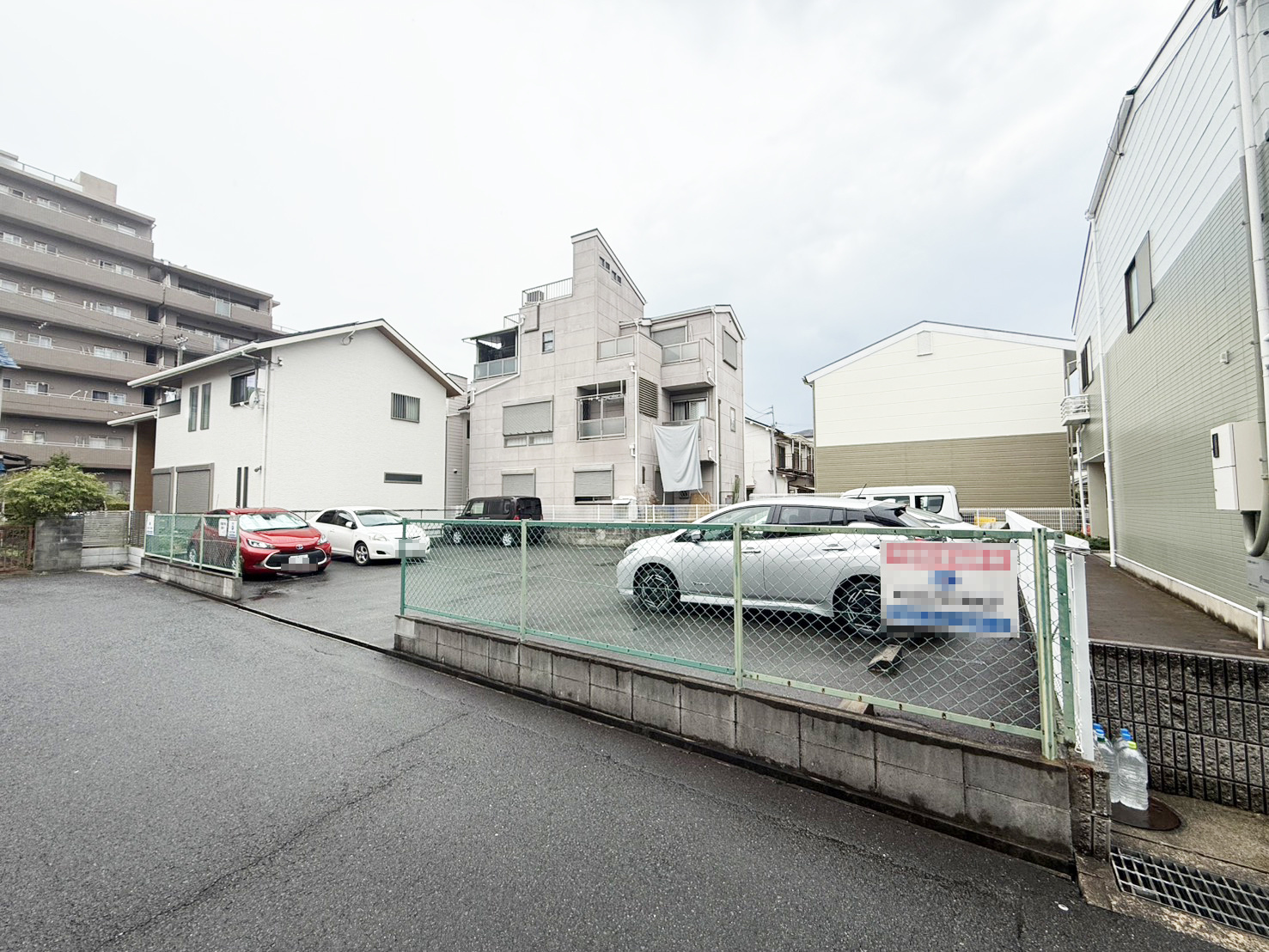 茨木市水尾2丁目土地の前面道路含む現地写真|建築条件無し売り土地です