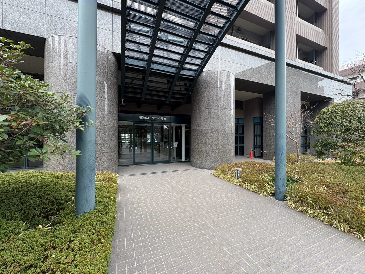 晴海アイランドトリトンスクエアビュータワーのエントランス