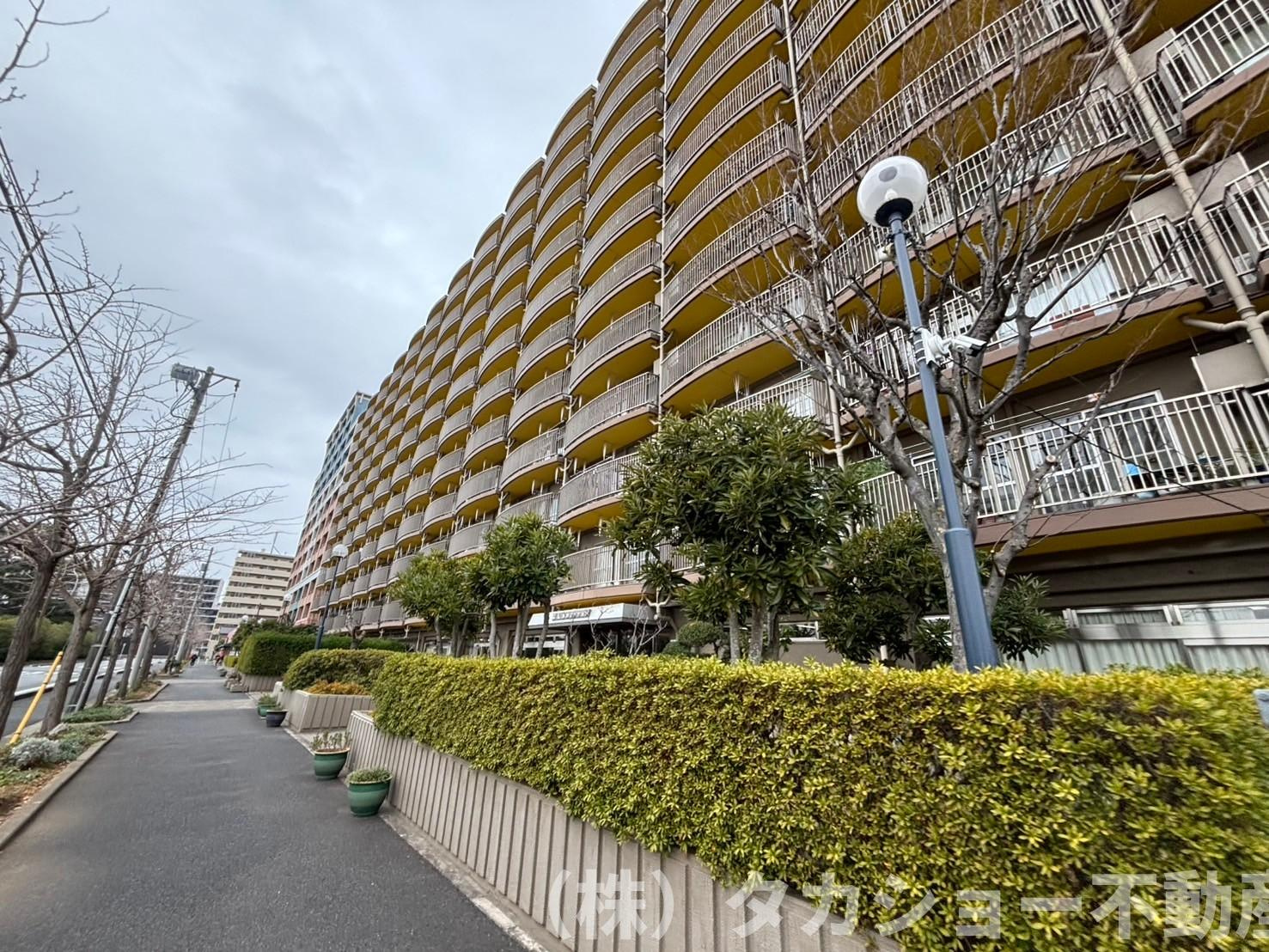稲毛東映マンション　　B棟の外観