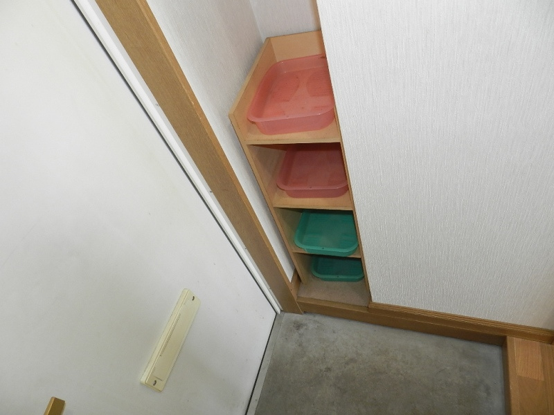 登別市若山町4丁目35-9　ハイツプラタナス1号館の玄関
