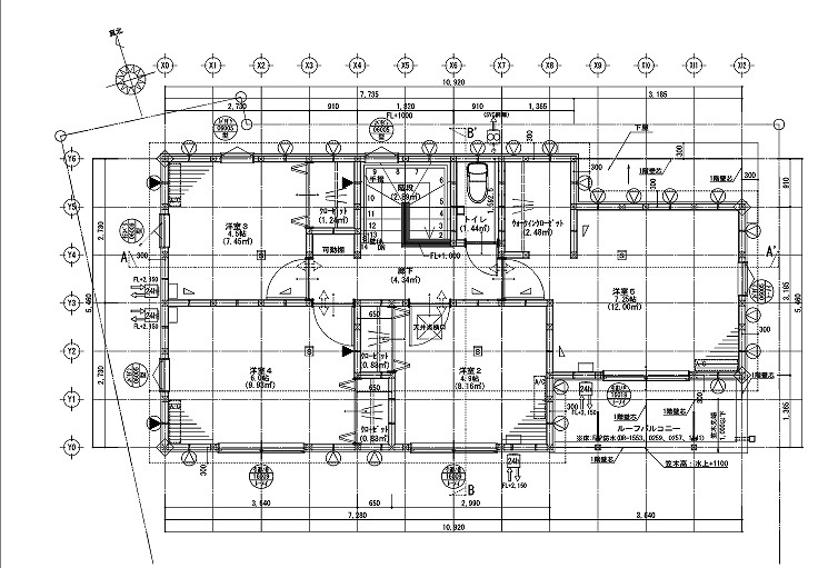 リナージュ　富士市中里第1期　‐全8区画‐の間取り|●2階間取り●
全室に収納スペース有り♪整理に困りません！