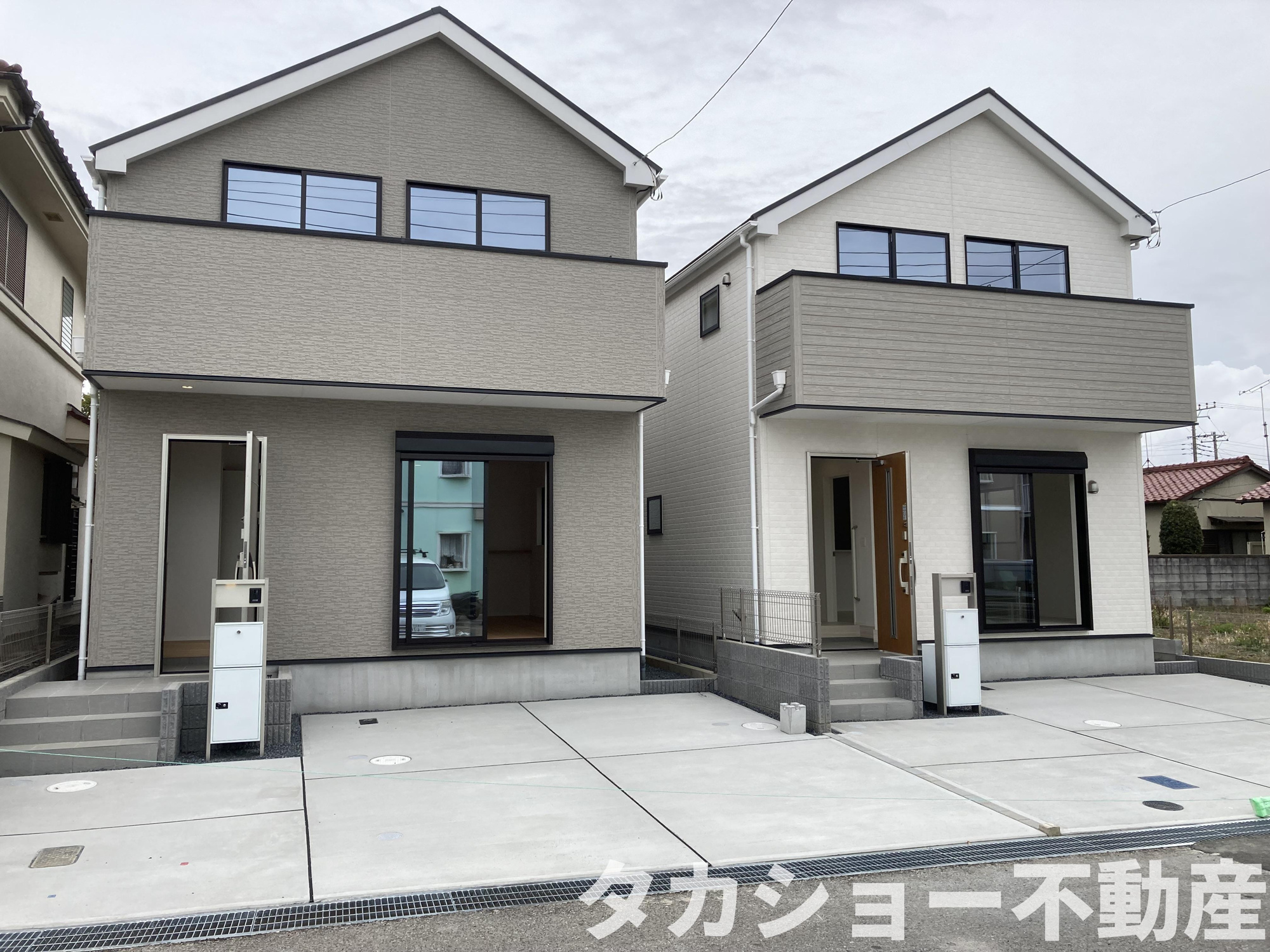 リナージュ市原市君塚三丁目　新築戸建　2号棟の外観|落ち着いた雰囲気の外観です