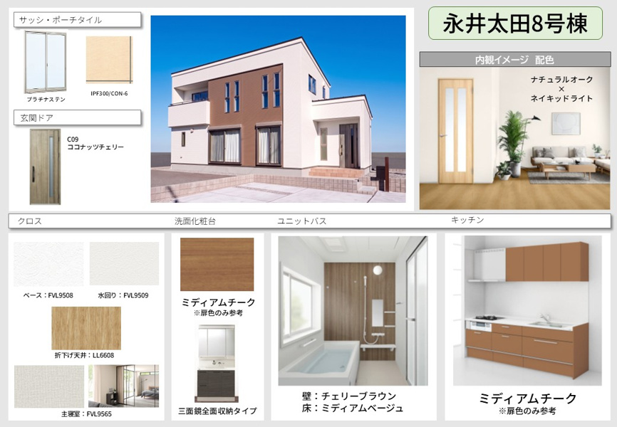 【8号棟：現地写真(※着工前)】