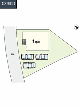 高崎市阿久津1期　新築住宅全1棟の区画図|◇土地117.65坪◇
