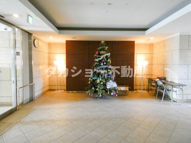 ライネスシティ千葉みなとのエントランス|清潔なエントランスです
