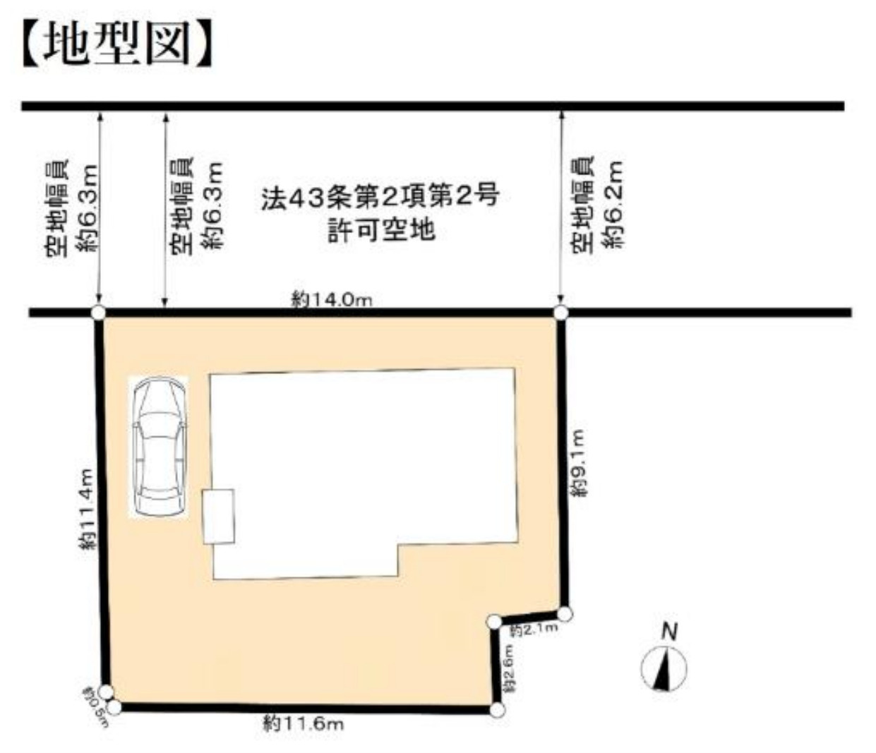 横浜市南区永田北3丁目 新築戸建て【仲介手数料無料】の区画図