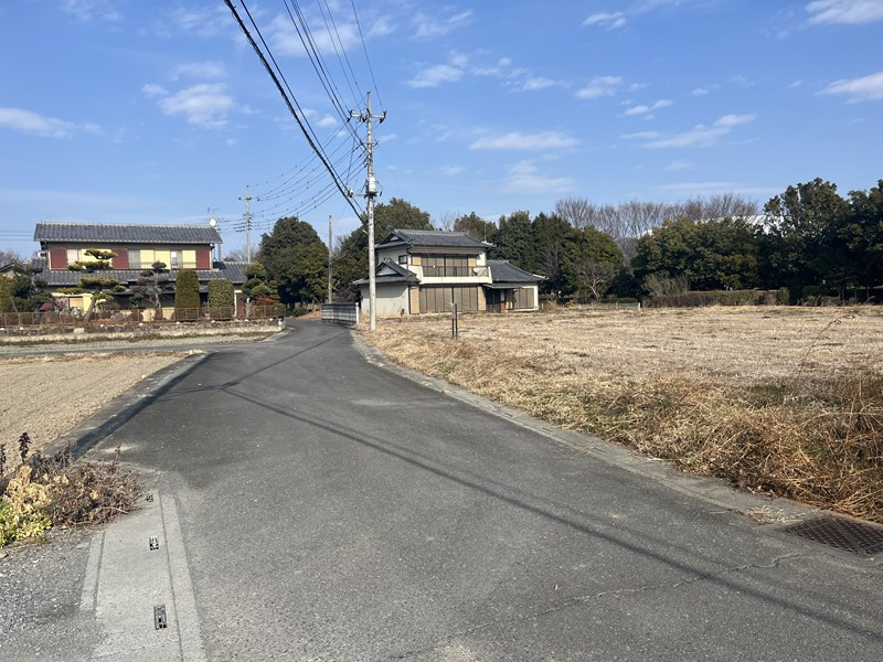 上川上　1区画　前面道路