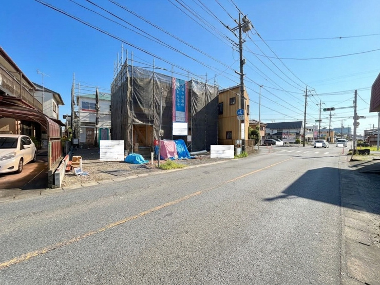 前面道路含む現地写真です！（2026年9月20日撮影）
土地面積：176㎡
