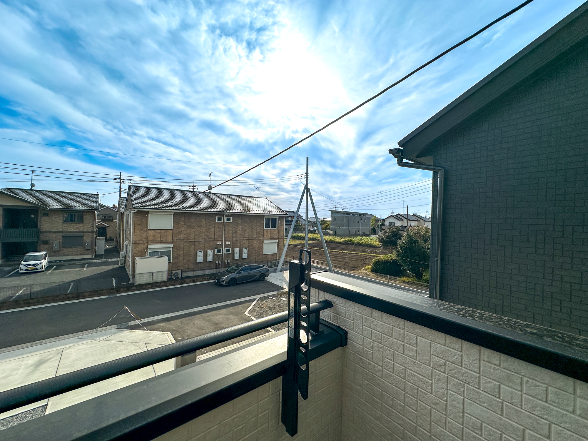 宇都宮市江曽島町1268　新築住宅全６棟の展望|隣地との距離が確保されているので開放感のある眺望♪
