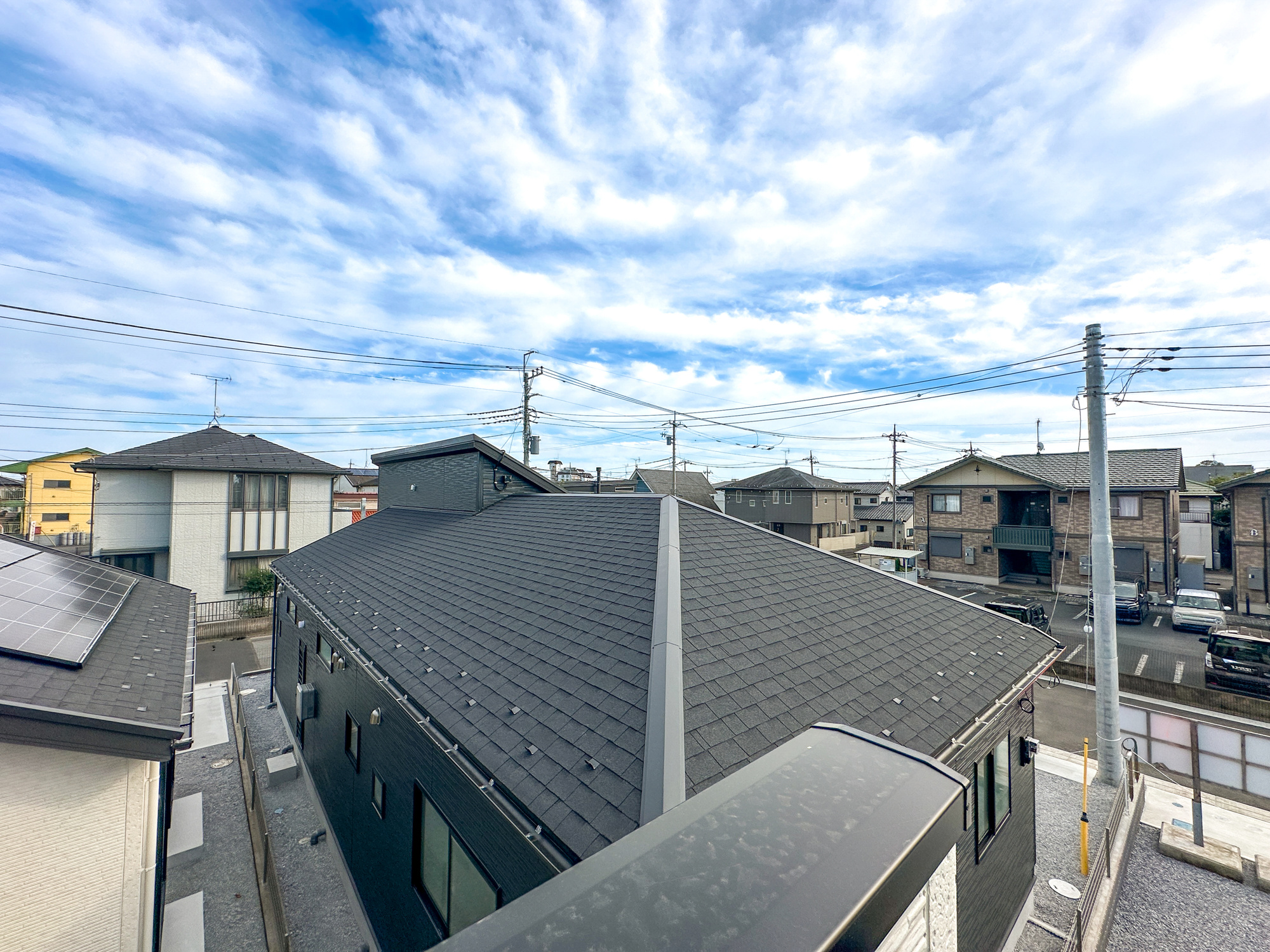 宇都宮市江曽島町1268　新築住宅全６棟の展望|見晴らしの良い眺望は開放感たっぷり♪