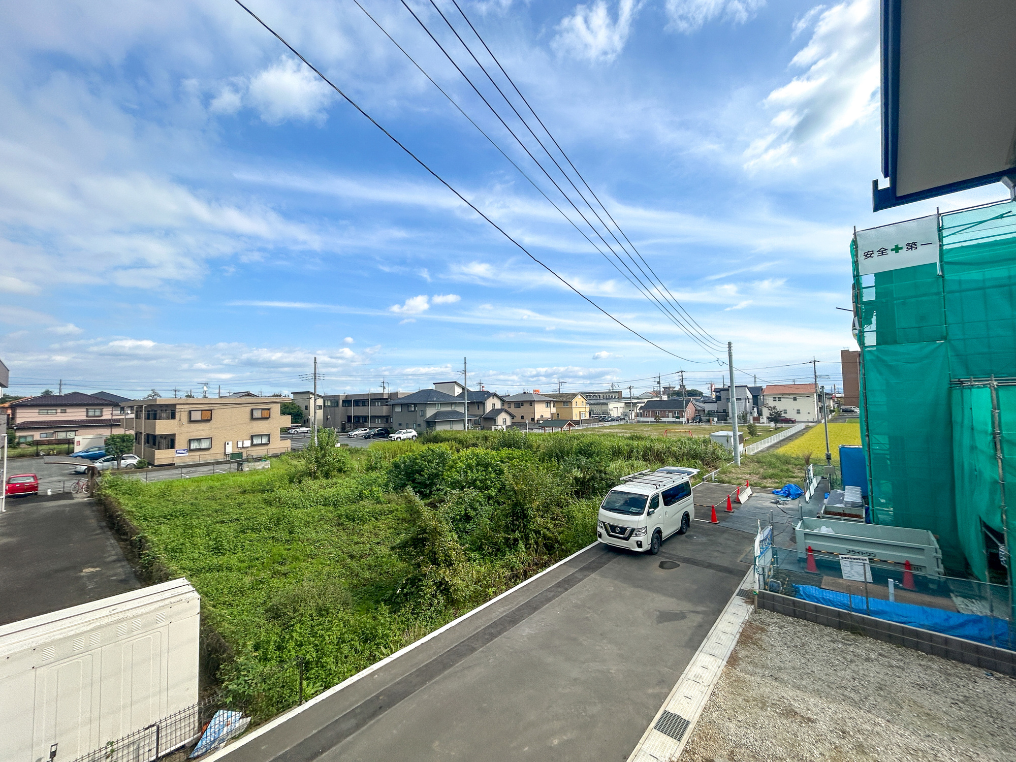 前橋市小相木町第10期　新築住宅全1棟の展望|見晴らしの良い眺望は開放感たっぷり♪
