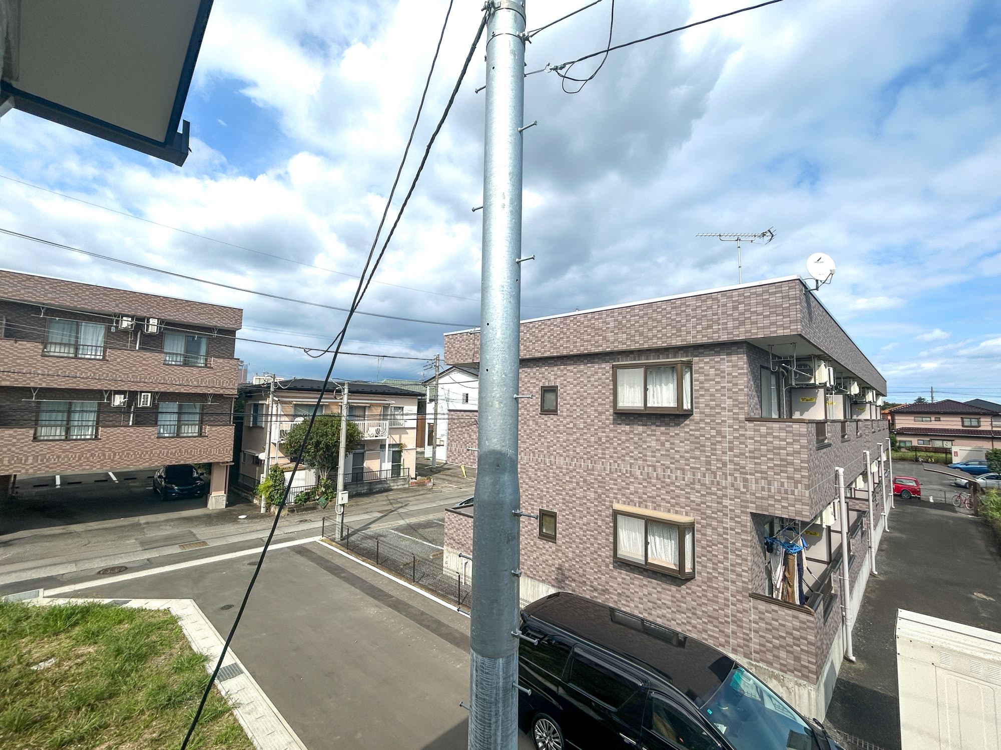 前橋市小相木町第10期　新築住宅全1棟の展望|隣地との距離が確保されているので開放感のある眺望♪
