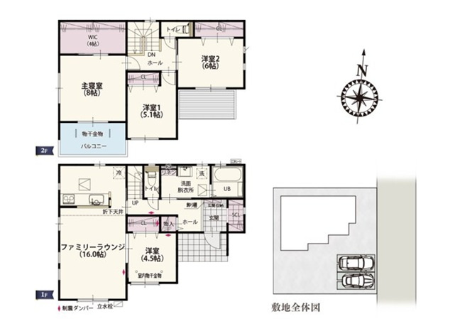 前橋市小相木町第10期　新築住宅全1棟の間取り|◇土地59.52坪　建物32.56坪　SIC　WIC　パントリー　オール電化◇